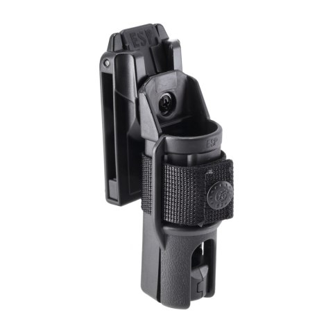 Pałka teleskopowa ESP Baton 16" czarna hartowana z uchwytem BH-54
