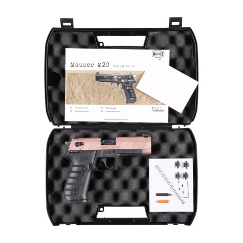 Pistolet Mauser M20 Rose Gold kal. 22 LR