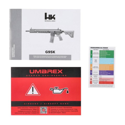 Replika karabinek ASG H&K Heckler&Koch G95K 6 mm zielono-brązowa, full auto, elektryczna