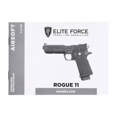 Replika pistolet ASG Elite Force Rogue 11 6 mm CO2 czarna