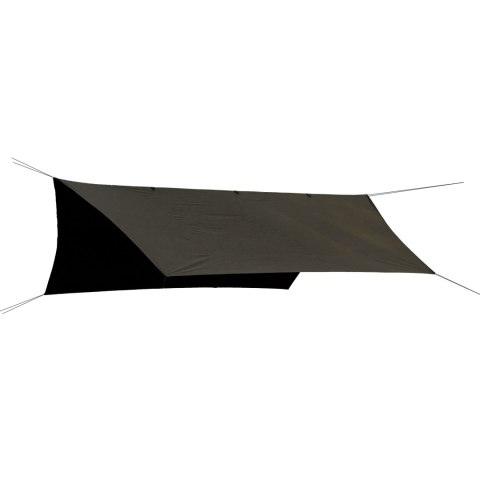 Tarp TigerWood T2 3x4, ciemny khaki/czarny