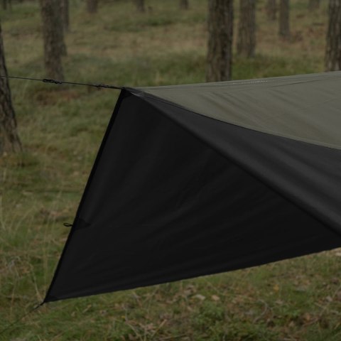 Tarp TigerWood T2 3x4, oliwkowo/czarny