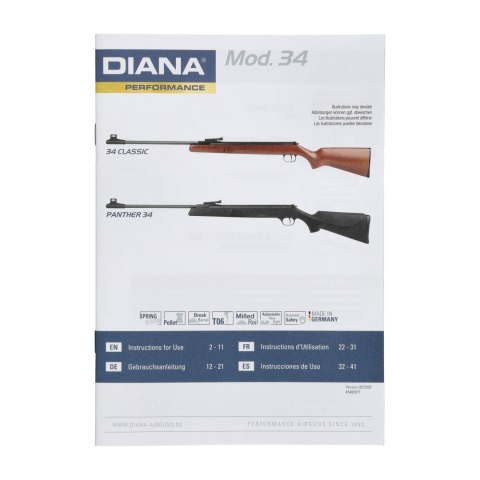 Wiatrówka Diana Panther 34 Professional 5,5