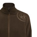 Bluza damska Beretta HP Logo Full Zip, brązowa
