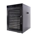Dehydrator Wartmann WM-2512 DH - Suszarka do grzybów i owoców z podświetleniem wnętrza - czarny