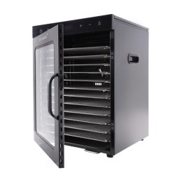 Dehydrator Wartmann WM-2512 DH - Suszarka do grzybów i owoców z podświetleniem wnętrza - czarny