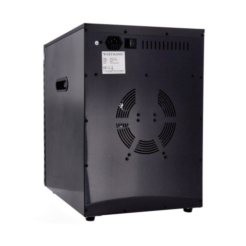 Dehydrator Wartmann WM-2512 DH - Suszarka do grzybów i owoców z podświetleniem wnętrza - czarny