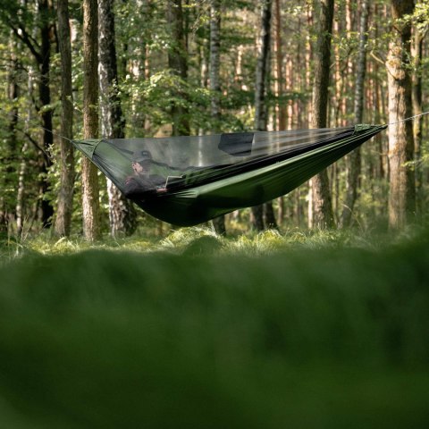 Hamak Lesovik Draka z zawieszeniem Sneka treetop green