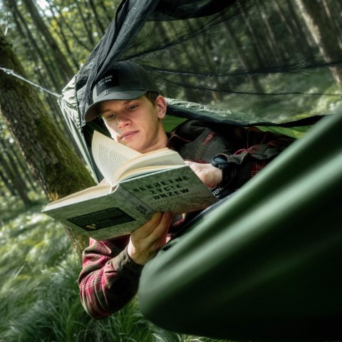 Hamak Lesovik Draka z zawieszeniem Sneka treetop green