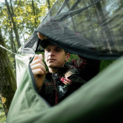 Hamak Lesovik Draka z zawieszeniem Sneka treetop green