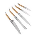 Komplet noży Laguiole Olive Wood z blokiem magnetycznym