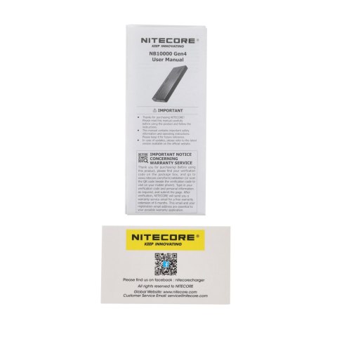 Ładowarka Power Bank Nitecore NB10000 Gen4