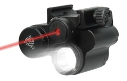 Latarka z laserem na broń Leapers UTG Sub-Compact Light/ Red Laser Combo