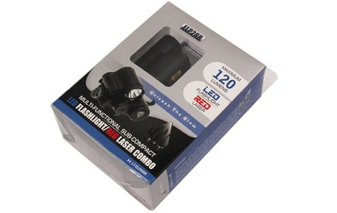 Latarka z laserem na broń Leapers UTG Sub-Compact Light/ Red Laser Combo