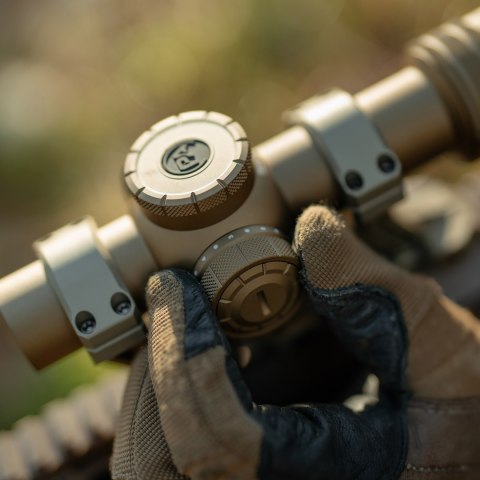 Luneta celownicza Primary Arms Compact PLx-1-8x24 FFP RDB ACSS Raptor 5.56/.308 Yard G2 Reticle - FDE