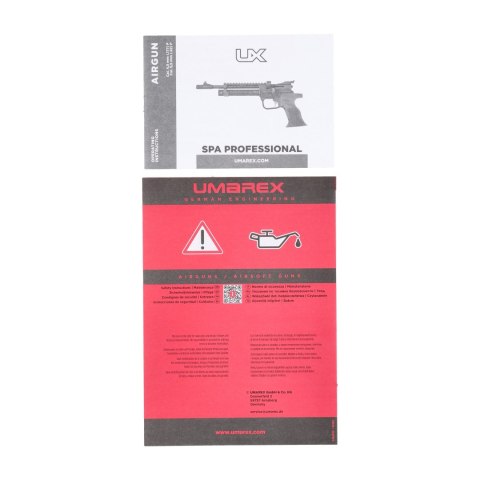 Pistolet wiatrówka UX SPA Professional 5,5 mm CO2