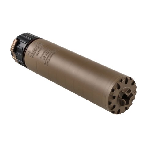 Tłumik do broni Acheron ACS Birdcage QD 5,56 mm FDE