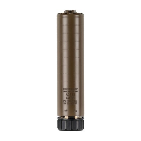 Tłumik do broni Acheron ACS E1 HexaLug 5,56 mm FDE
