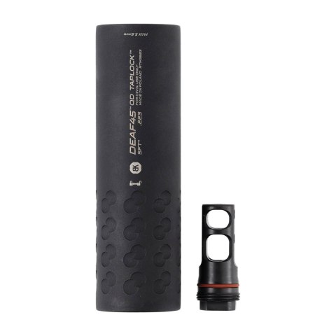 Tłumik do broni BK Precise DEAF45 QD Taplock 3GUN 1/2x28 UNEF z hamulcem