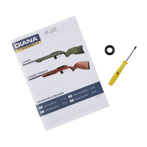 Karabinek bocznego zapłonu Diana R-22 kal. .22 LR Carbon Premium