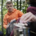 Kurtka męska Alpinus softshell Pourri pomarańczowa