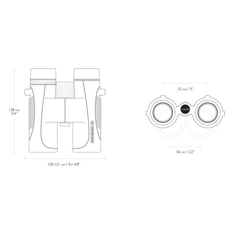 Lornetka Hawke Endurance ED 10x32 zielona