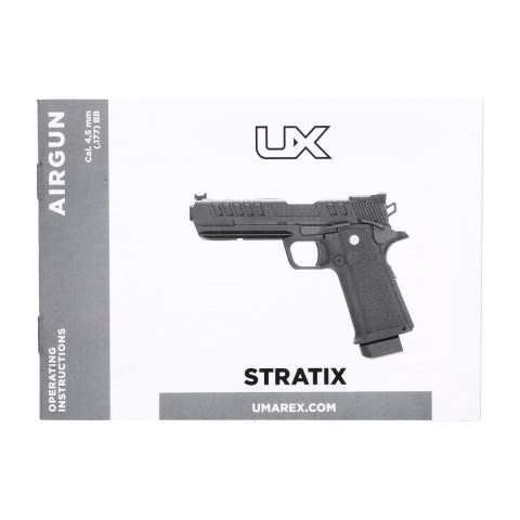 Pistolet wiatrówka UX Stratix 4,5mm BB CO2