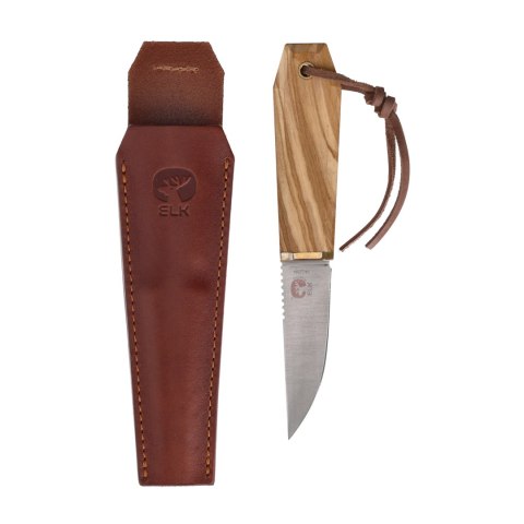 Nóż Antonini Elk Leather Sheath 19 oliwkowy