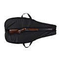 Pokrowiec na broń Forsport 125 cm - czarny, haft beżowa tarcza, biza beżowa