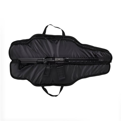 Pokrowiec na broń Forsport G3 132 cm - czarny, na dwie jednostki, haft tarcza