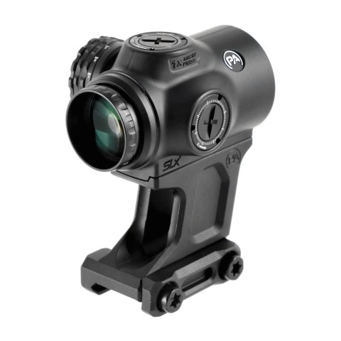 Kolimator Primary Arms SLx MicroPrismT Green Illuminated ACSS Gemini 9mm Reticle - H1/T1 Footprint