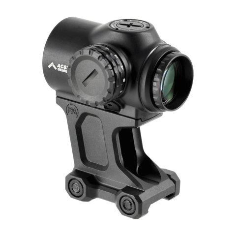 Kolimator Primary Arms SLx MicroPrismT Red Illuminated ACSS Gemini 9mm Reticle - H1/T1 Footprint