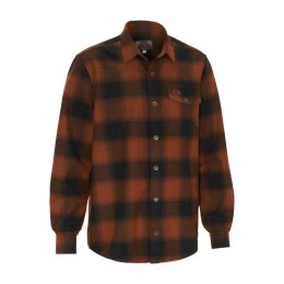 Koszula męska Swedteam Lynx Wool Shirt ciemnopomarańczowa
