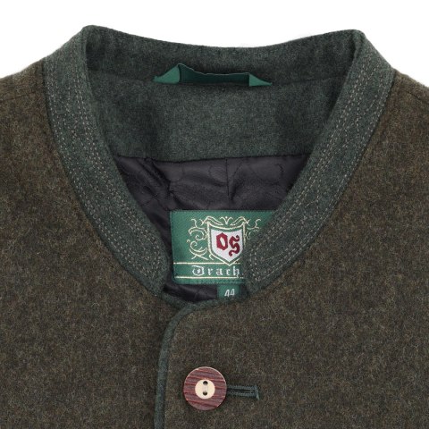 Marynarka wełniana OS-Trachten Bavarian Jacket - olive green