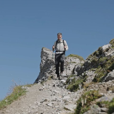 Kije trekkingowe LEKI Makalu Lite AS 90-125 cm - silver