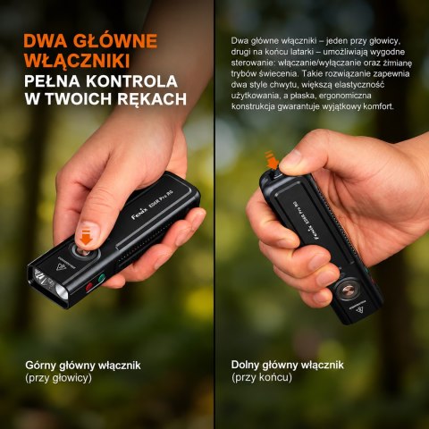 Latarka LED Fenix E06R PRO RG oliwkowa