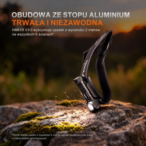 Latarka czołowa Fenix HM61R V3.0 z akumulatorem ARB-L18-3400 mAh