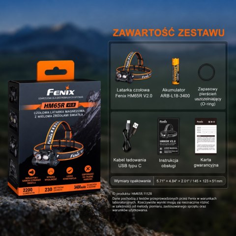 Latarka czołowa Fenix HM65R V2.0