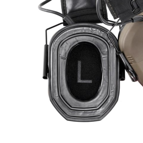 Ochronniki słuchu aktywne RealHunter Active ProSHOT QuadTAC FDE
