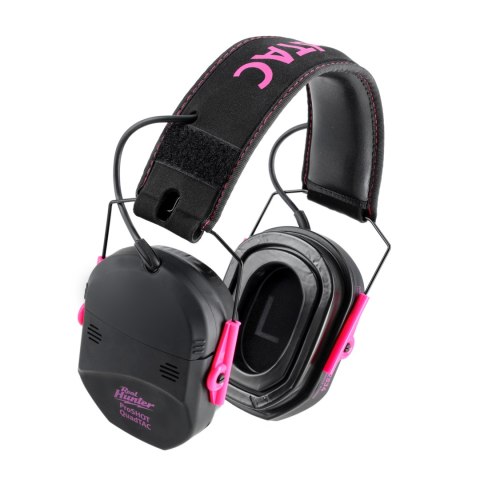 Ochronniki słuchu aktywne RealHunter Active ProSHOT QuadTAC devil pink