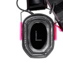 Ochronniki słuchu aktywne RealHunter Active ProSHOT QuadTAC devil pink