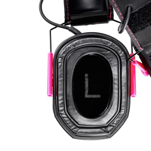 Ochronniki słuchu aktywne RealHunter Active ProSHOT QuadTAC devil pink