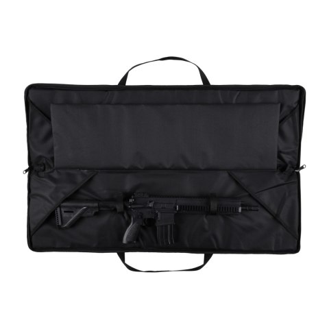 Pokrowiec Forsport AR Tactical Strong na dwie jednostki broni 107 cm - czarny, haft celownik VX