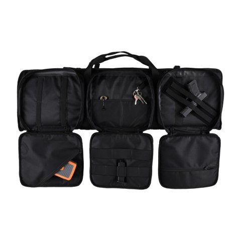 Pokrowiec Forsport Tactical Zone 103 cm - czarny, haft celownik VX