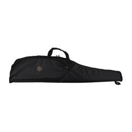 Pokrowiec na broń Forsport 125 cm - czarny, haft beżowa tarcza, biza czarna