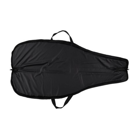 Pokrowiec na broń Forsport 125 cm - czarny, haft beżowa tarcza, biza czarna
