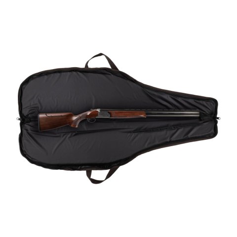 Pokrowiec na broń Forsport zamszowy 125 cm - brązowo-różowy, haft beżowa głowa jelenia