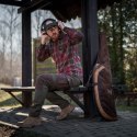 Pokrowiec na broń Forsport zamszowy 125 cm - brązowy, haft jeleń ryczy w trawie