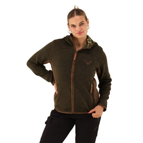 Polar damski OS-Trachten Fleece Jacket - oliwkowy