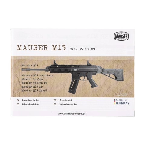 Karabinek Mauser M15 DMR kal. 22 LR black